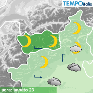 Mappa sera per la giornata del 2024-11-23