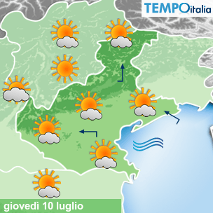Mappa Giornaliera per la giornata di mercoledì 16 marzo