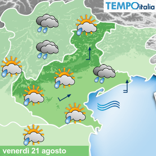 Mappa Giornaliera per la giornata di mercoledì 16 marzo