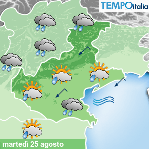 Mappa Giornaliera per la giornata di mercoledì 16 marzo
