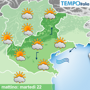 Mappa mattino per la giornata del 2024-10-22