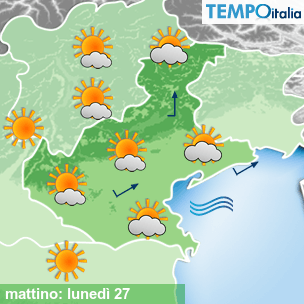 Mappa mattino per la giornata del 2026-07-27