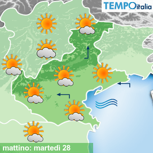 Mappa mattino per la giornata del 2026-07-28
