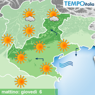 Mappa mattino per la giornata del 2026-08-06